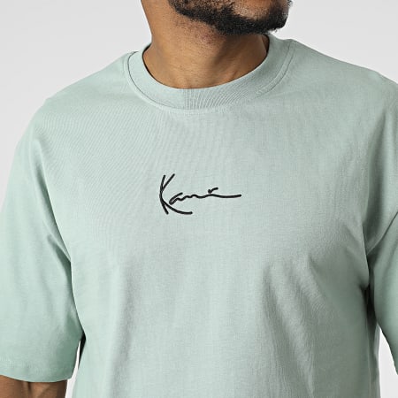 Karl Kani - Tee Shirt Oversize Small Signature 6030092 Vert Clair
