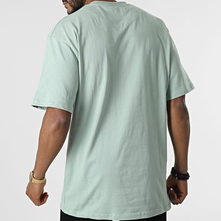Karl Kani - Tee Shirt Oversize Small Signature 6030092 Vert Clair
