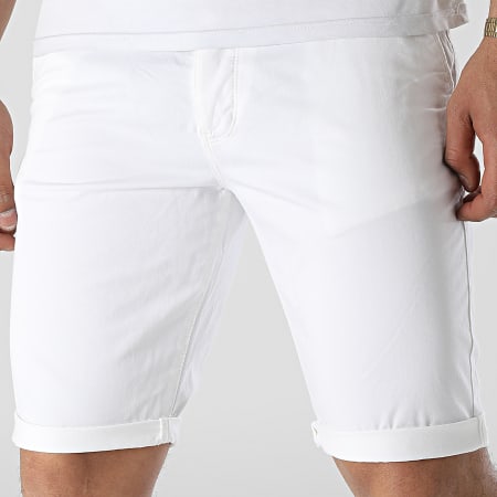 Mackten - Pantaloncini Chino 6166 Bianco