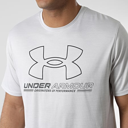 Under Armour - Tee Shirt UA Training Vent Graphic 1370367 Blanc Chiné