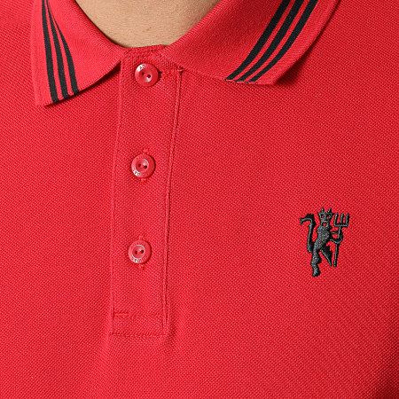 Adidas Sportswear - Polo Manchester United FC Q2 a maniche corte H56686 Rosso