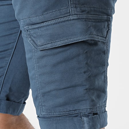 Le Temps Des Cerises - Pantalones cortos Damon Navy Cargo
