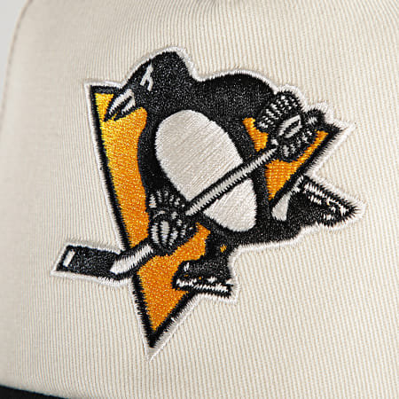 '47 Brand - Capitano Snapback Cap NTSKT15GWP Pittsburgh Penguins Beige
