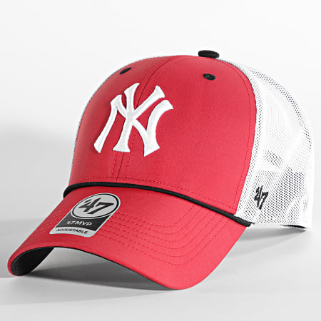 '47 Brand - Gorra MVP Trucker BRPOP17BBP New York Yankees Rojo