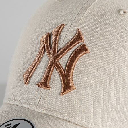 '47 Brand - Casquette MVP MVPSP17WBP New York Yankees Beige