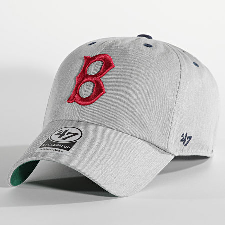 '47 Brand - Gorra Clean Up FLCOT02KHS Boston Red Sox Heather Grey