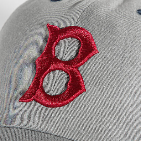 '47 Brand - Casquette Clean Up FLCOT02KHS Boston Red Sox Gris Chiné