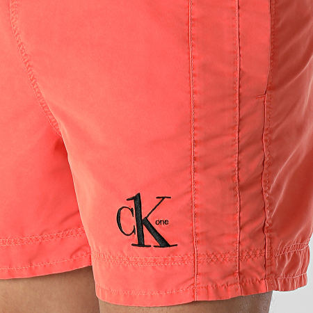 Calvin Klein - Pantaloncini da bagno con coulisse media 0742 Arancione