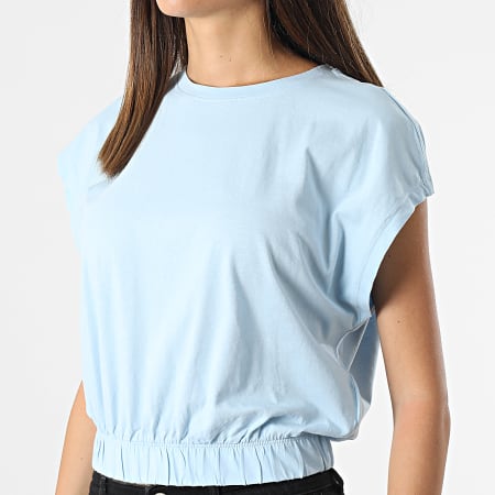 Only - Top donna Crop May Sky Blue