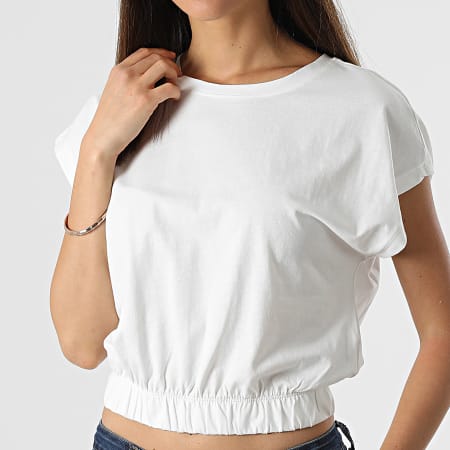 Only - Top Femme Crop May Blanc