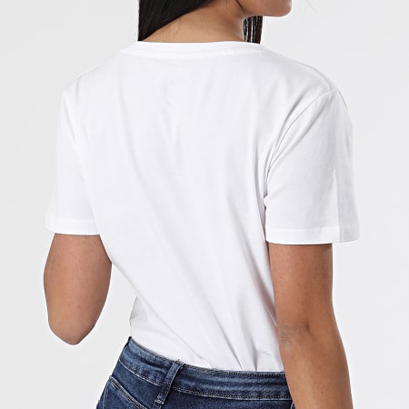 PSG - Tee Shirt Col V Femme P14359C Blanc