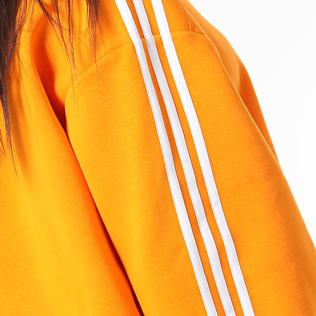 Adidas Originals - Sweat Capuche Femme Crop HC2015 Orange