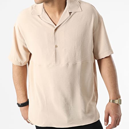 Classic Series - Chemise Manches Courtes FT-7002 Beige