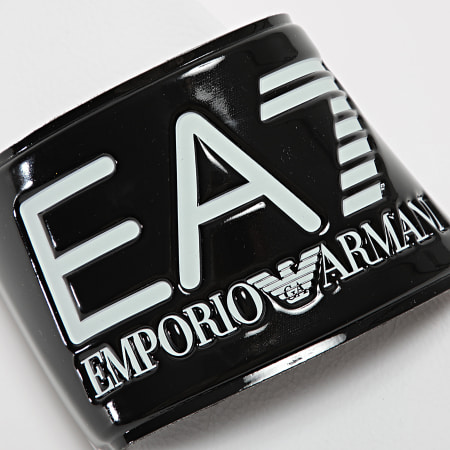 EA7 Emporio Armani - Claquettes XCP001-XCC22 Shiny Black White