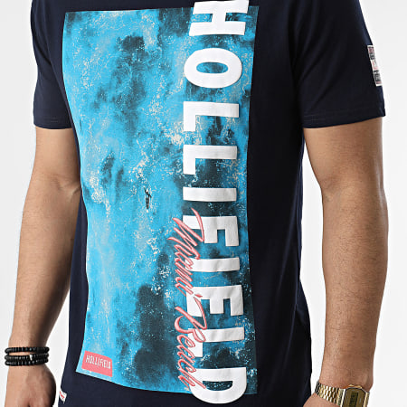 Geographical Norway - Tee Shirt Iledaix Bleu Marine