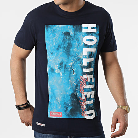 Geographical Norway - Tee Shirt Iledaix Bleu Marine