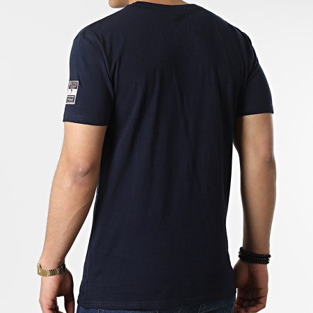 Geographical Norway - Tee Shirt Iledaix Bleu Marine