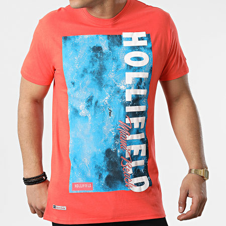 Geographical Norway - Camiseta Iledaix Naranja Coral