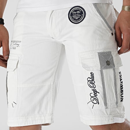 Geographical Norway - Pantaloncini Cargo con paillettes bianche