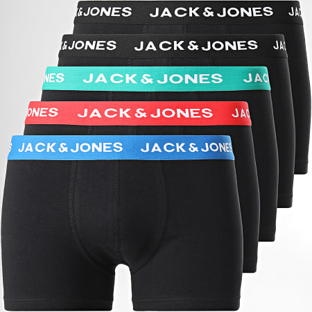Jack And Jones - Confezione da 5 boxer 12142342 nero