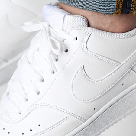 Nike - Baskets Court White Perforated