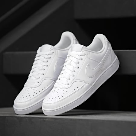Nike - Baskets Court White Perforated