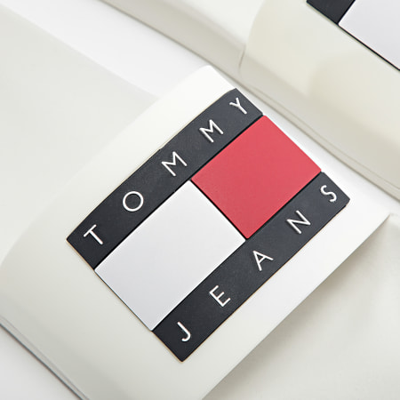 Tommy Jeans - Scivolo da piscina Flag 1021 Bianco