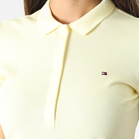Tommy Hilfiger - Robe Polo Manches Courtes Femme 7949 Jaune