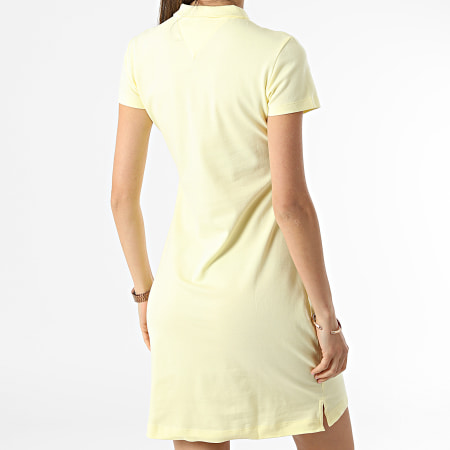 Tommy Hilfiger - Robe Polo Manches Courtes Femme 7949 Jaune