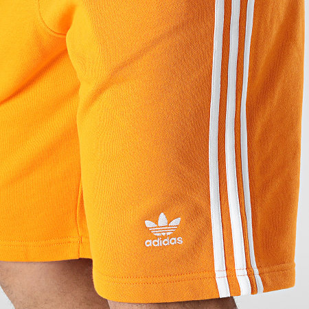 Adidas Originals - Short Jogging A Bandes 3 Stripes HF2107 Orange