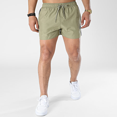 adidas khaki swim shorts