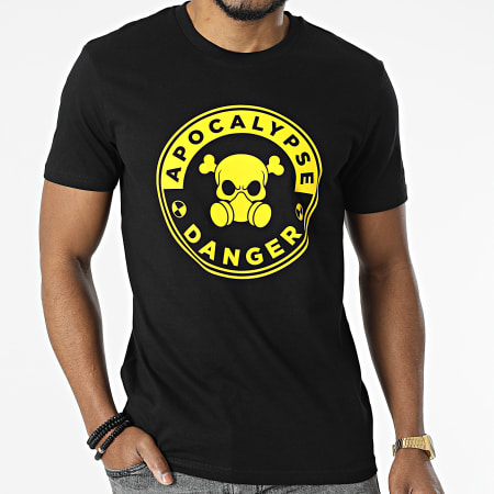 SVR - Tee Shirt Apocalypse Danger Noir Jaune