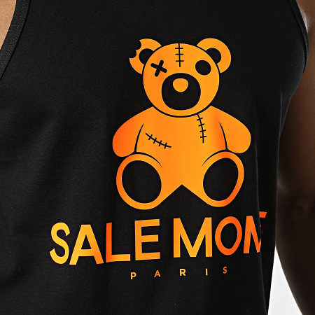 Sale Môme Paris - Camiseta de tirantes Osito de peluche naranja fluo negro