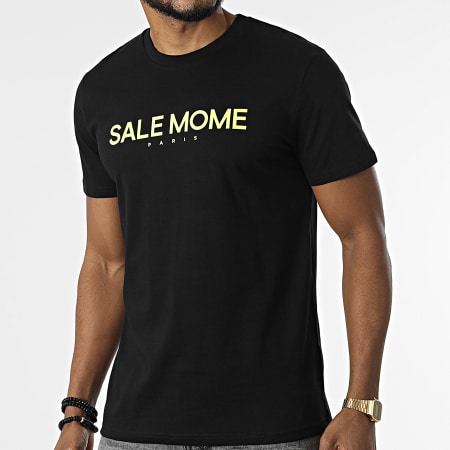 Sale Môme Paris - Tee Shirt Gorille Noir Jaune Fluo