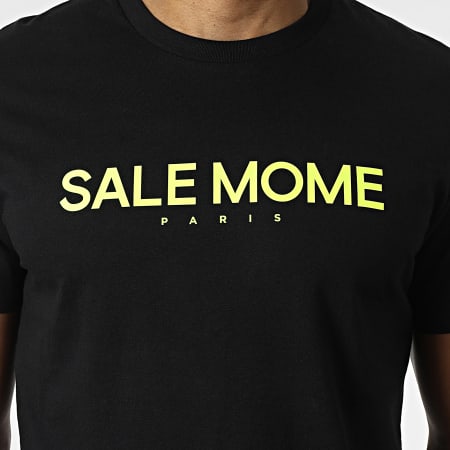 Sale Môme Paris - Tee Shirt Gorille Noir Jaune Fluo
