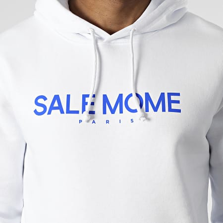 Sale Môme Paris - Sweat Capuche Requin Blanc Bleu