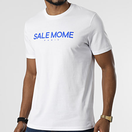 Sale Mome - Tee Shirt Requin Blanc Bleu