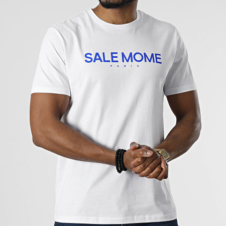 Sale Mome - Tee Shirt Requin Blanc Bleu