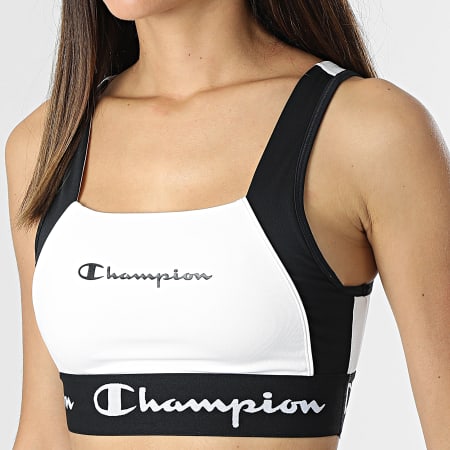 Champion - Brassière Femme 115025 Blanc Noir