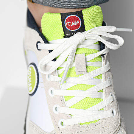 Colmar - Sneakers Travis Colors White Lime Indigo