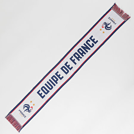 FFF - Sciarpa Equipe De France Bianco Rosso