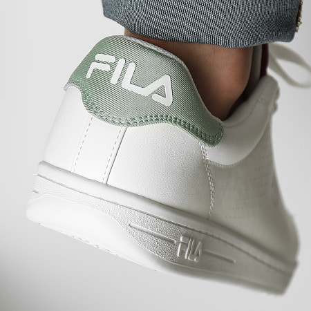 Fila - Crosscourt 2 Low FFW0018 Bianco Iceberg Verde Sneakers Donna