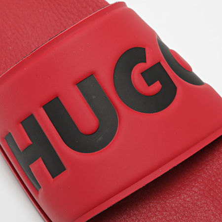 HUGO - Claquettes Match Slider 50471366 Dark Red