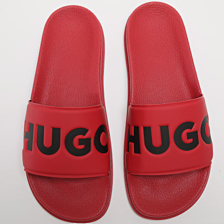 HUGO - Claquettes Match Slider 50471366 Dark Red