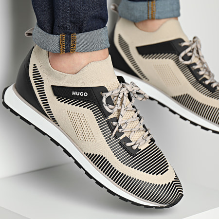 HUGO - Zapatillas Icelin Runner 50471301 Beige claro
