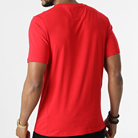 Tommy Hilfiger - Tee Shirt Essentials Big Logo 2735 Rouge