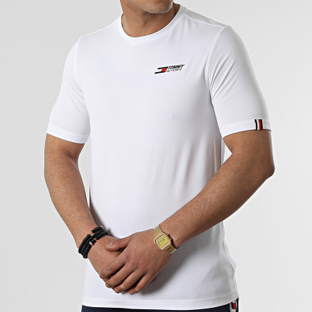 Tommy Hilfiger - Camiseta Essentials Training Big Logo 2737 Blanco