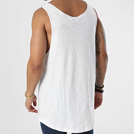 Urban Classics - Camiseta sin mangas extragrande blanca