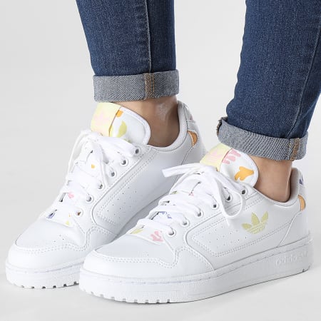 Adidas Originals - Baskets Femme NY 90 GY8259 Cloud White - LaBoutiqueOfficielle.com
