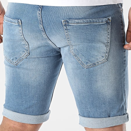 Armita - Pantaloncini jeans slim 1781 Blu Denim